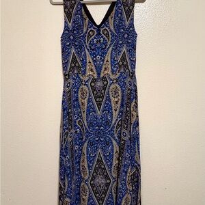 Kobi Halperin Azure, Black and White Midi Dress